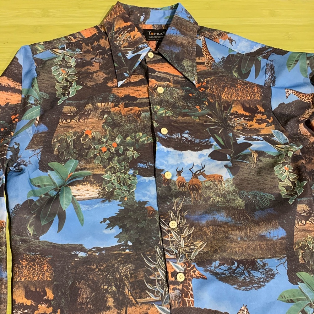 Vintage Versace-esque Print Shirt
